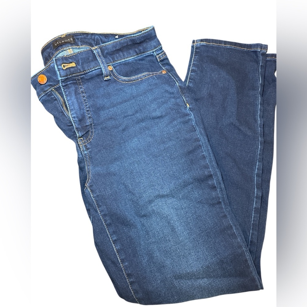 Talbots slim ankle Jeans size 4 - Picture 2 of 2
